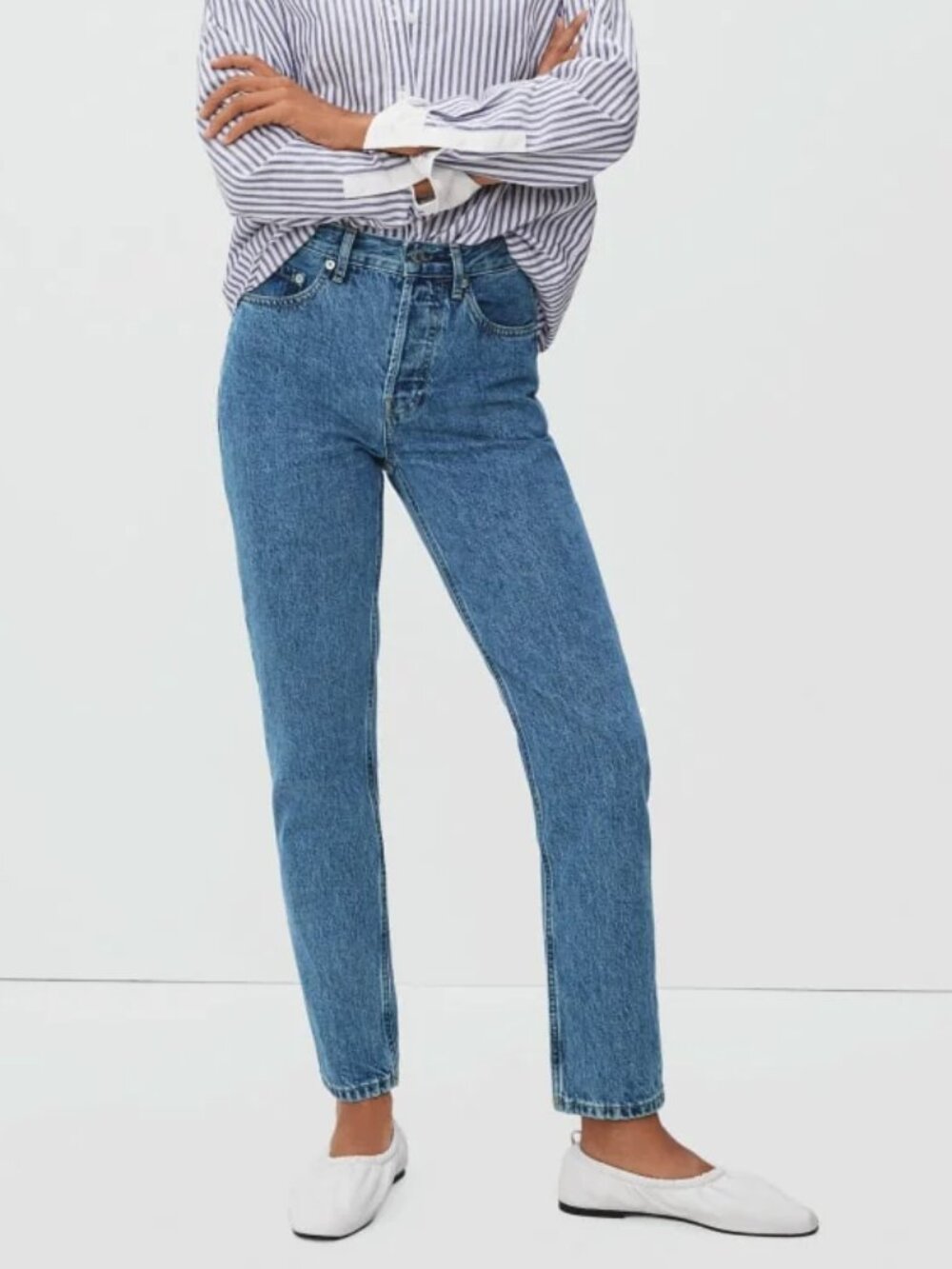 Everlane Curvy 90s Cheeky Straight Jeans, 26